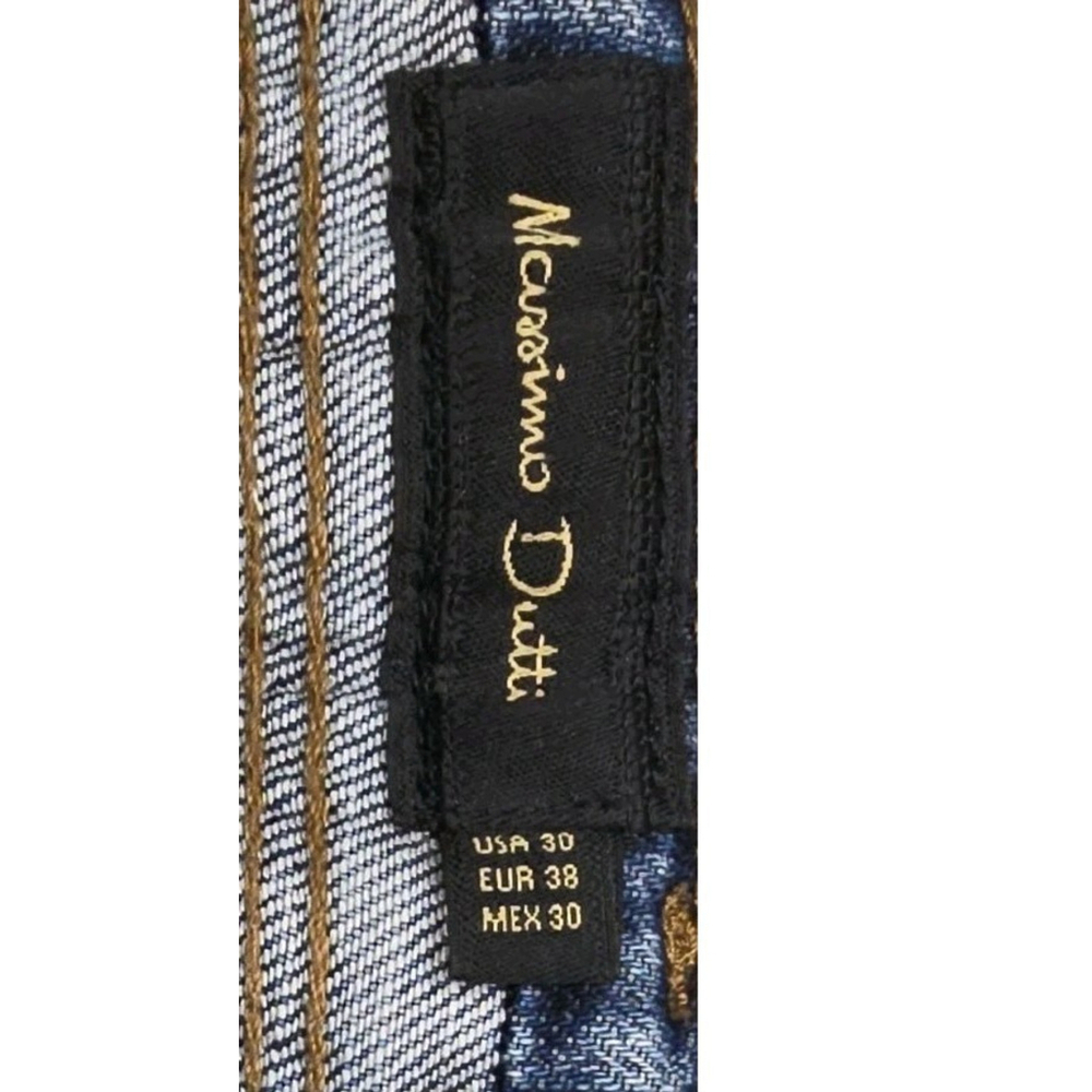 Massimo Dutti Selvedge Slim Jeans Men’s 30 Blue Premium Denim 28 Inseam - Picture 9 of 13